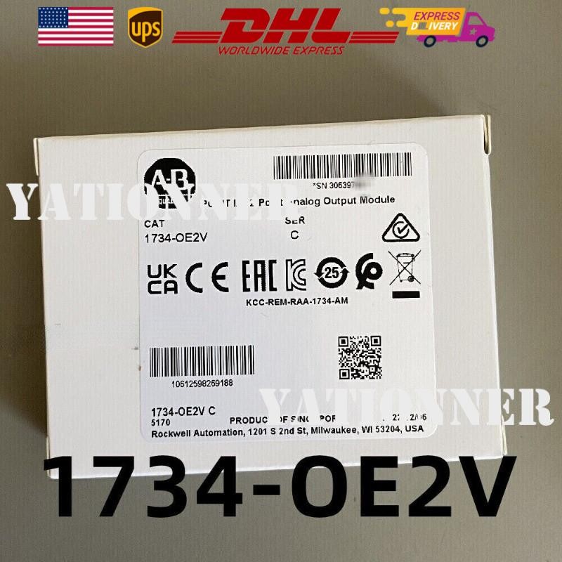New Allen-Bradley AB 1734-OE2V SER C POINT I/O 2 Point Analog Output Module