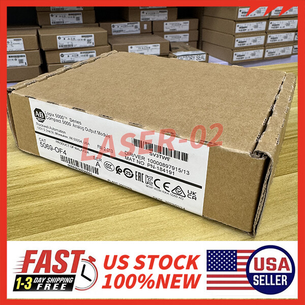 Allen-Bradley Newest 5069-OF4 /A CompactLogix 5000 Analog Output Module PLC