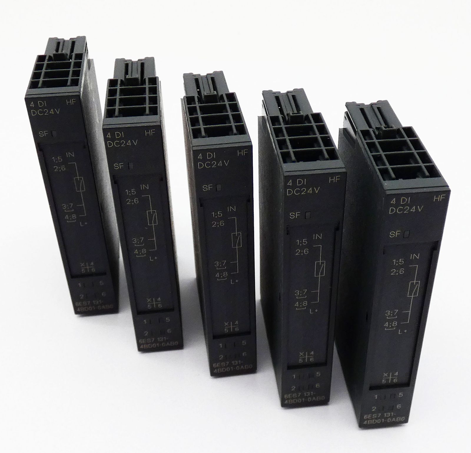 5x Siemens SIMATIC S7 6ES7131-4BD01-0AB0 E:03 Electronics Module -Unused-