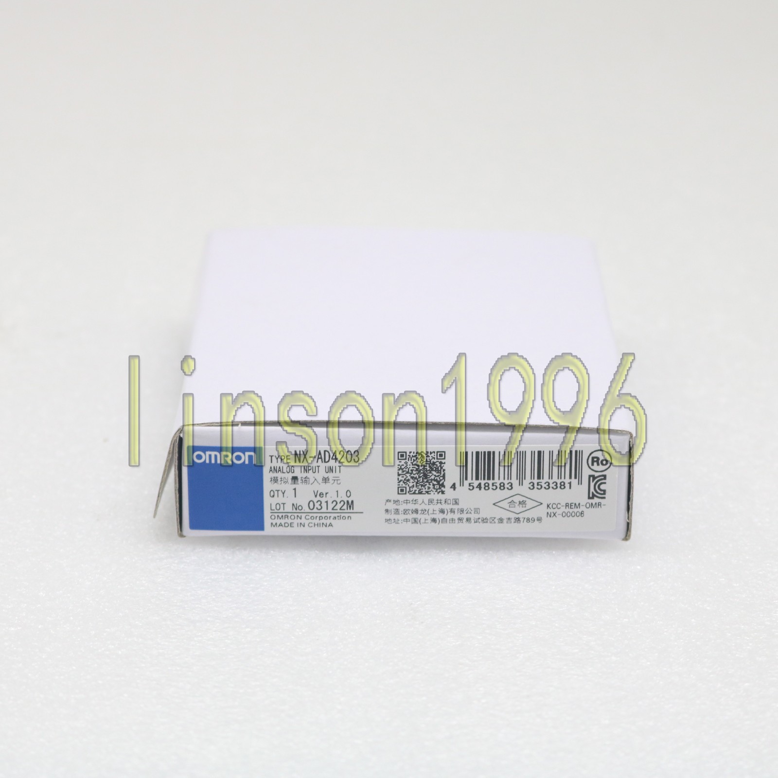 ONE New Omron NX-AD4203 NXAD4203 Analog Input Unit FAST SHIP