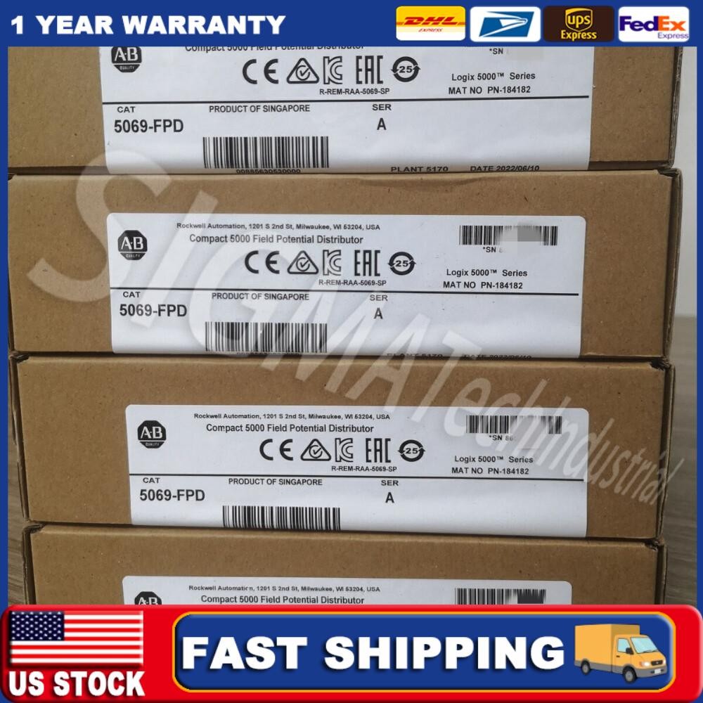 New in Box Factory Sealed AB 5069-FPD Potential Distributor US Free Tax