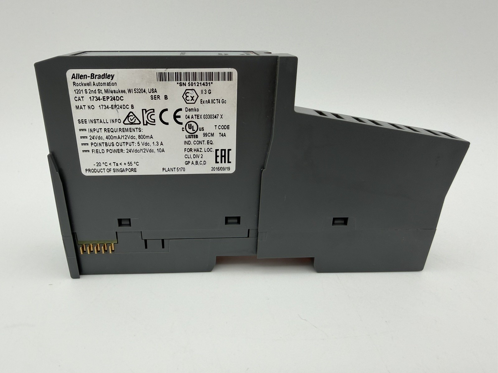 Allen Bradley Point I/O 1734-EP24DC 24V DC Expansion Power Supply Module