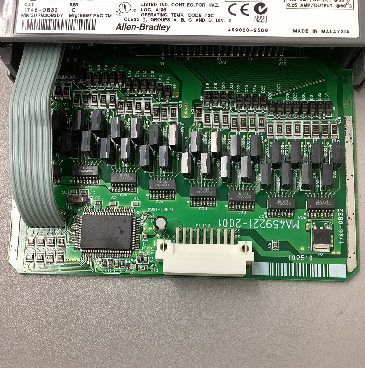 Allen Bradley 1746-OB32D Digital Output Module, SLC500, 5-50VDC (b4)