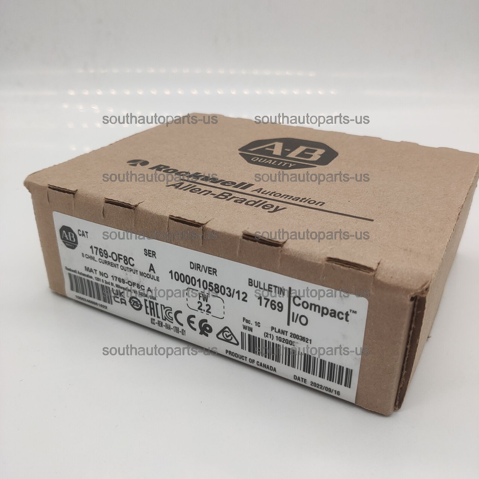 AB 1769-OF8C /A CompactLogix 8 Pt A/O Current Module AB 1769OF8C NEW