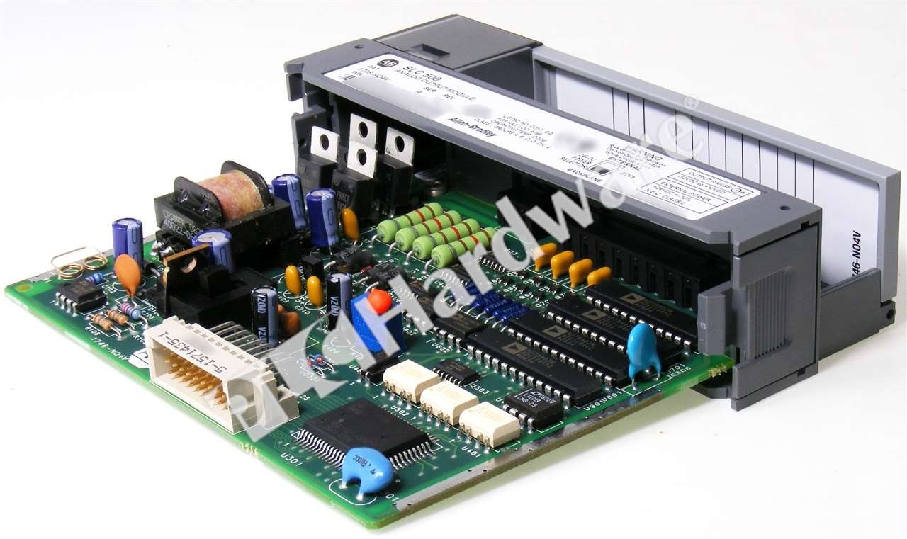 Open Pre-owned Allen Bradley 1746-NO4V Ser A SLC 500 4-Ch Voltage Output Module