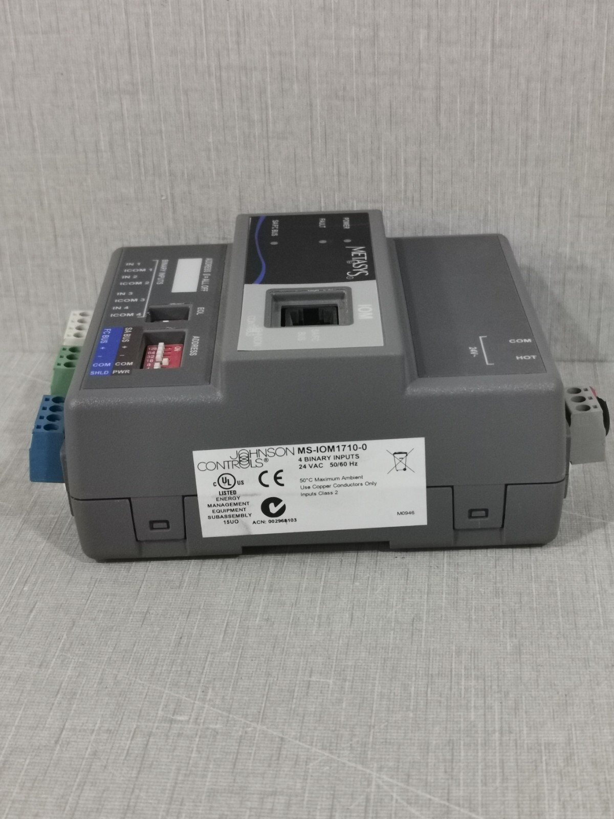 JOHNSON CONTROLS MS-IOM1710-0 MODULE