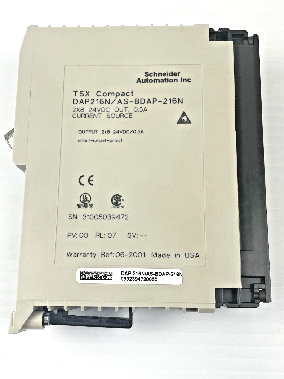 Schneider DAP216N/AS-BDAP-216N TSX Compact Output Module, 24 VDC