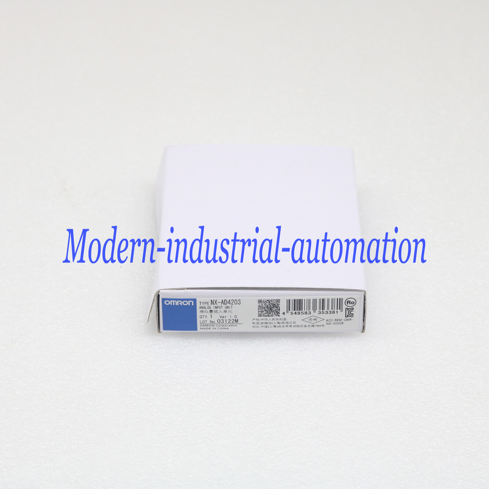 New IN BOX Omron NX-AD4203 NXAD4203 PLC Analog Input Unit 1 year warranty#XR
