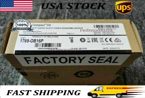 2023 New Sealed Allen Bradley 1769-OB16P SER B CompactLogix 16 Pt D/O Module