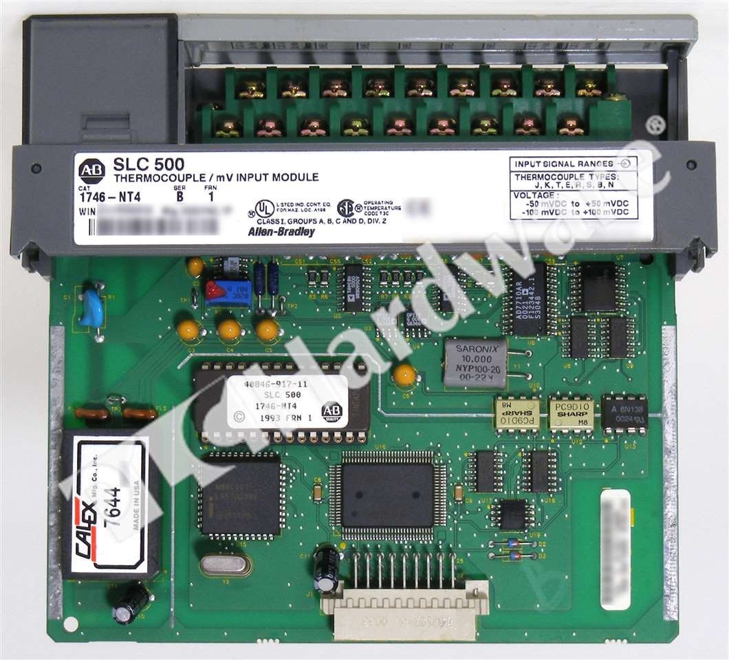 Allen Bradley 1746-NT4 /B SLC 500 4-Channel Thermocouple/mV Input Module Read
