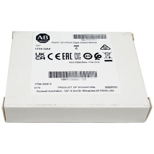 1734OA4 Output Fast Shipping Digital Output Module 1734-OA4 /C I/O