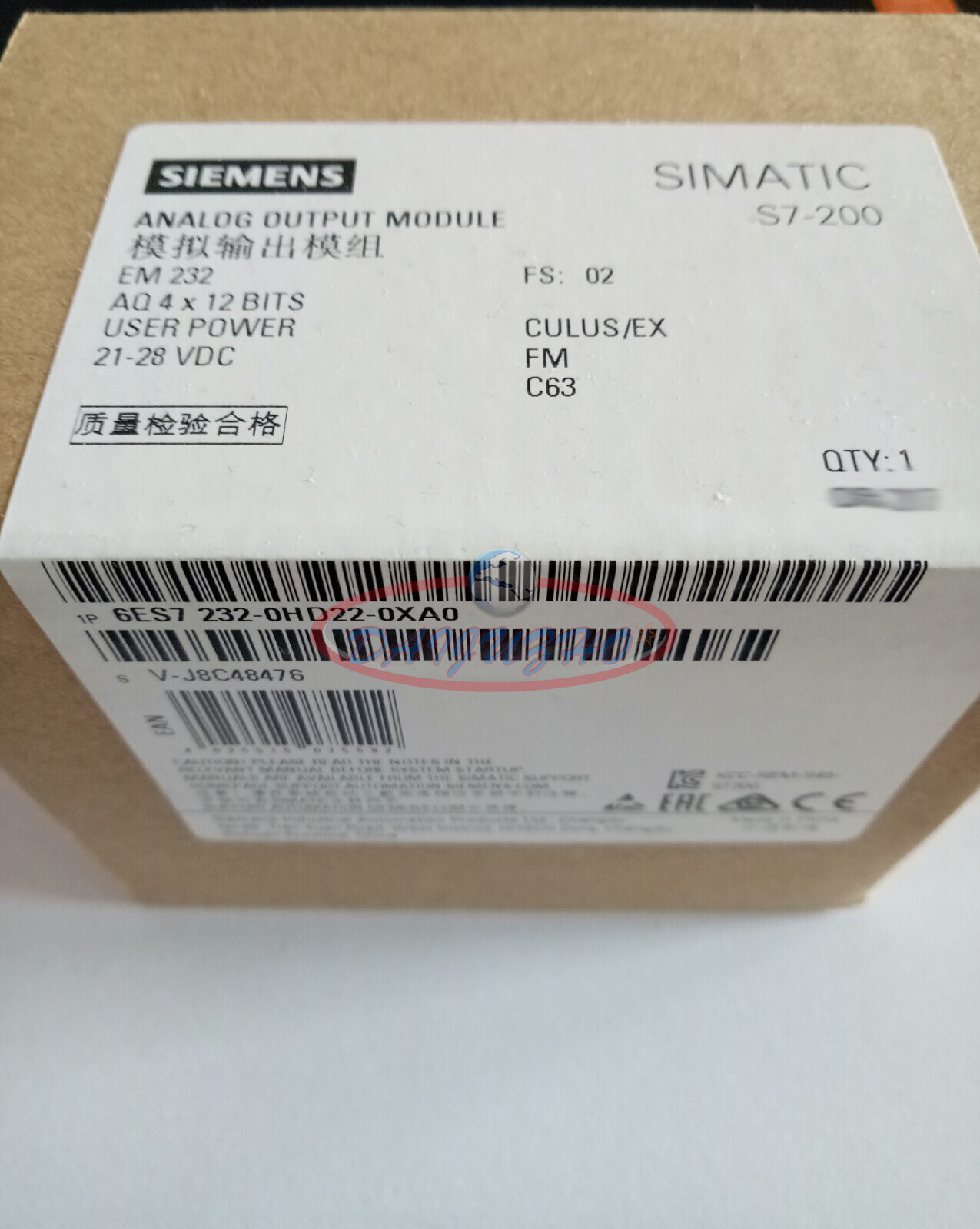 ONE Siemens 6ES7232-0HD22-0XA0 6ES7 232-0HD22-0XA0