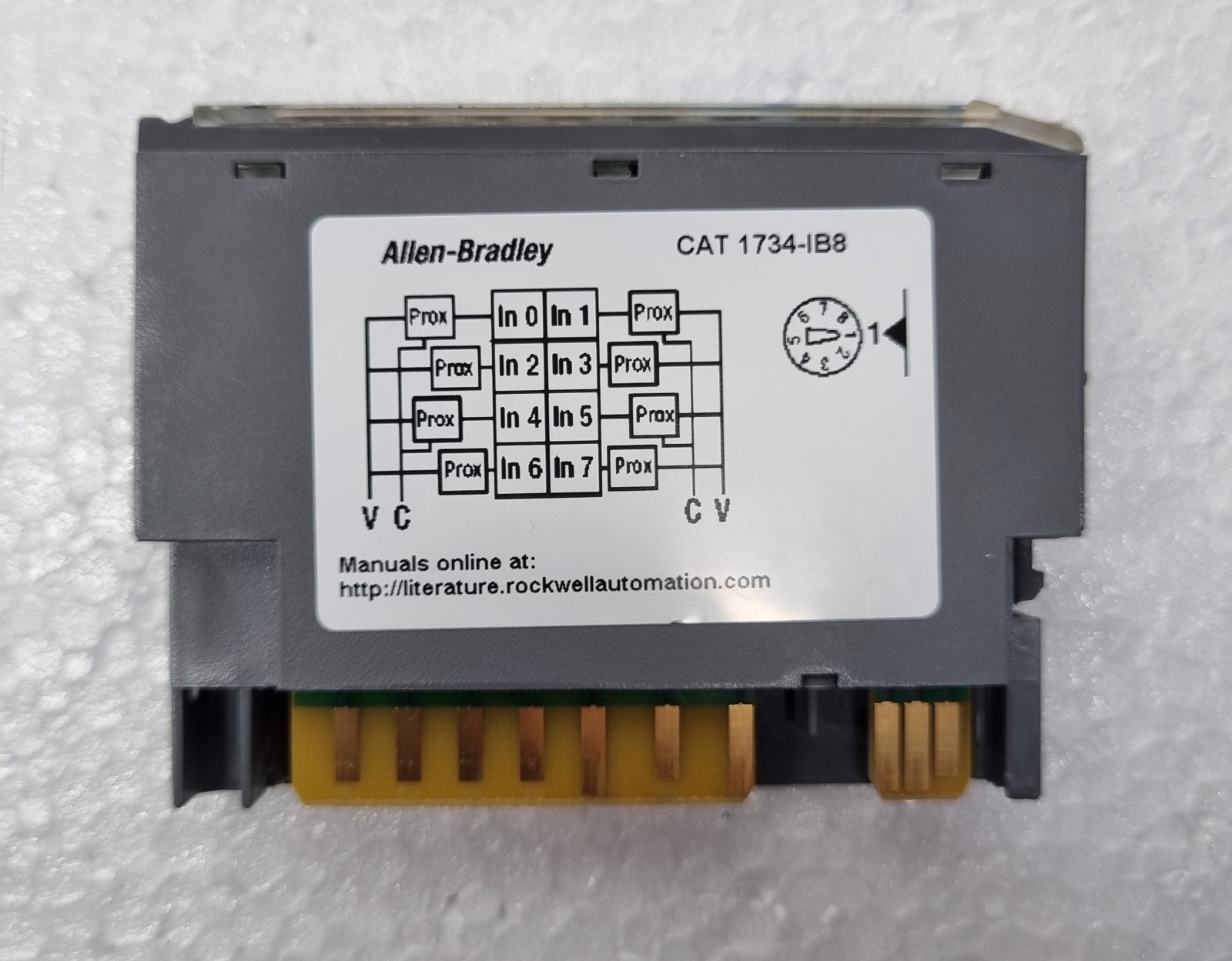 Allen-Bradley 1734-IB8 SER. D 24VDC 8 POINT DIGITAL SINK INPUT MODULE (LOT OF 3)