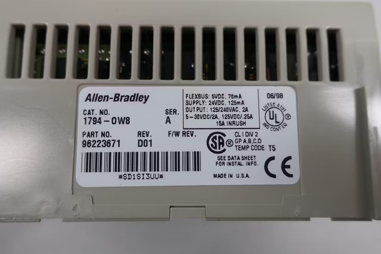 Allen Bradley 1794-OW8 Ser A Flex I/o Output Module