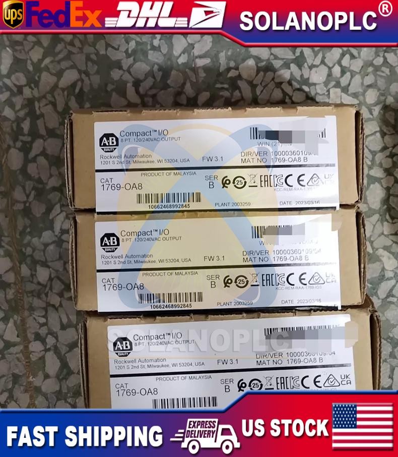 AB 1769-OA8 New Factory Sealed 1769OA8/B CompactLogix PLC Output Module