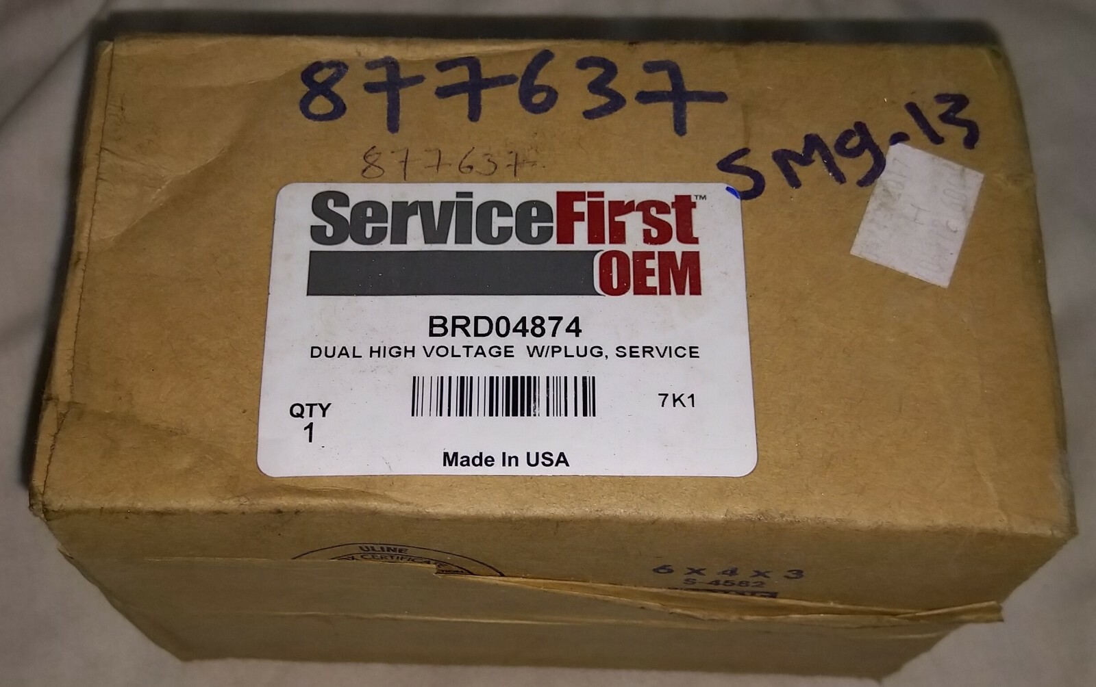 Service First Trane BRD04874 Control Boar DUAL HIGH VOLTAGE BINARY INPUT