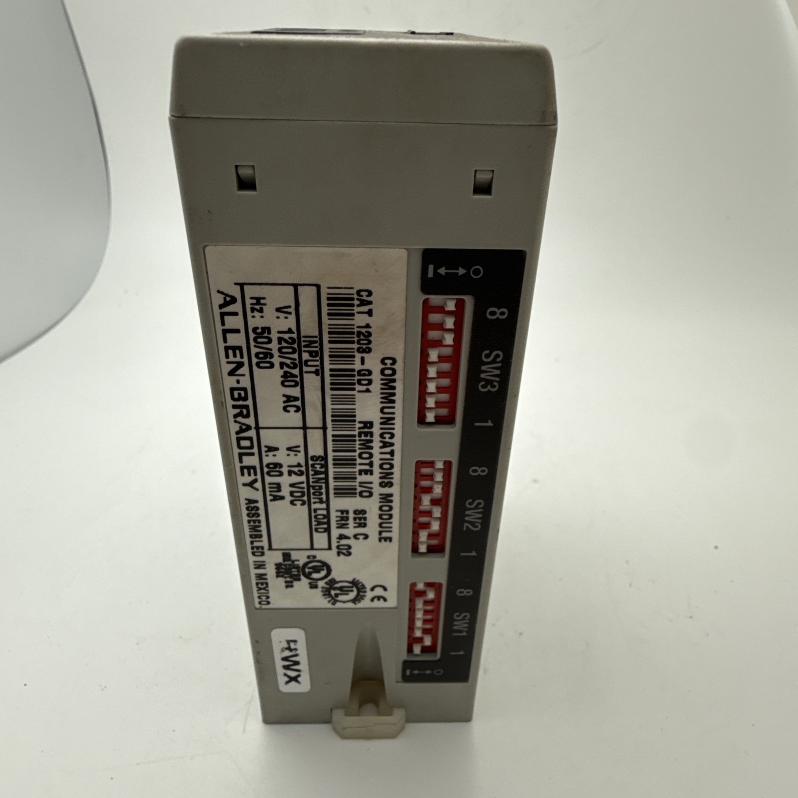 Allen-Bradley 1203-GD1 Communication Module Remote I/O SER B FRN 2.07
