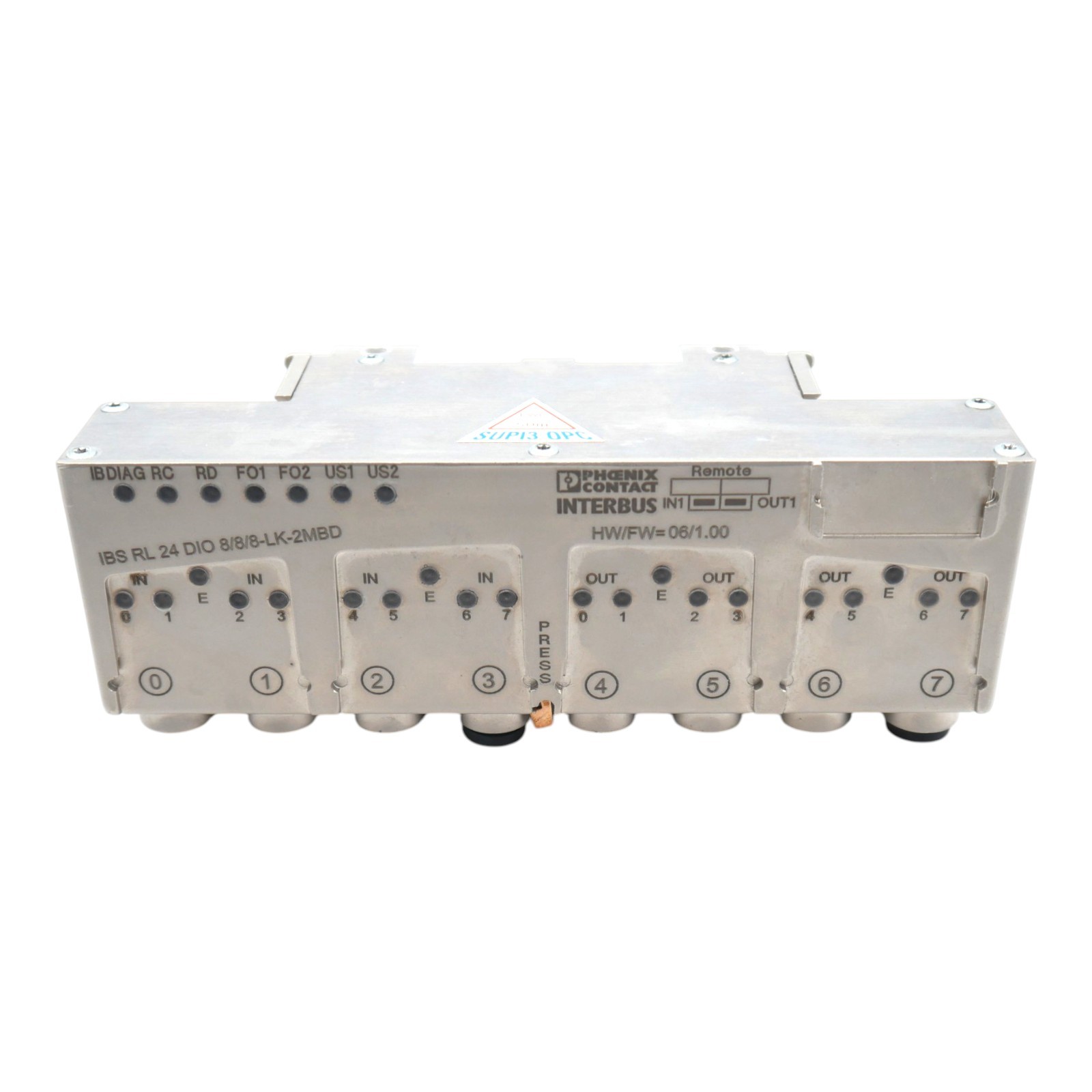 Phoenix Contact IBS RL 24 DIO 8/8/8-LK-2MBD Decentralized I/O Device -Unused-