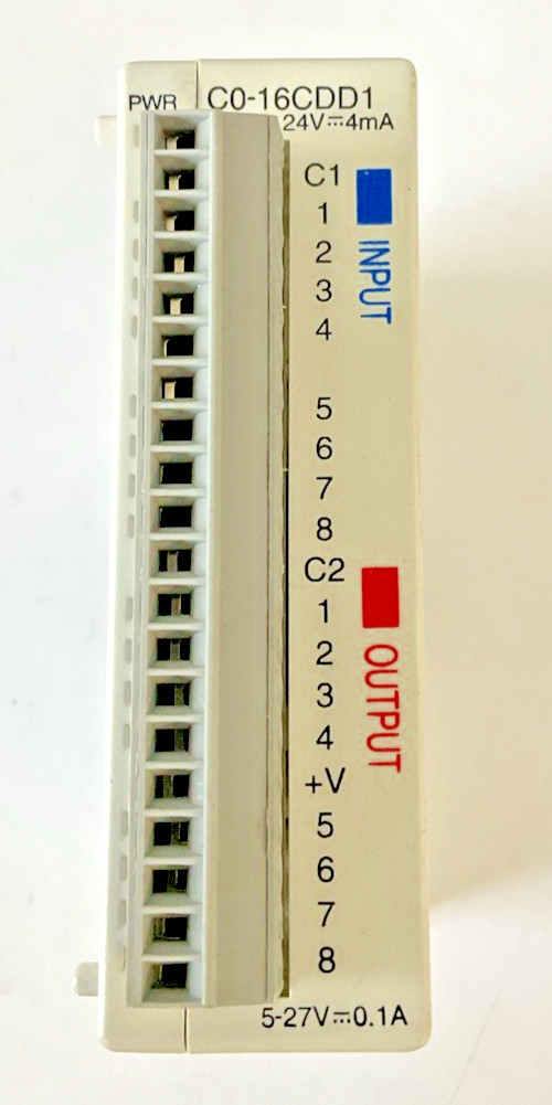 AUTOMATION DIRECT C0-16CDD1 INPUT MODULE 24VDC 4.0MA 0.1A