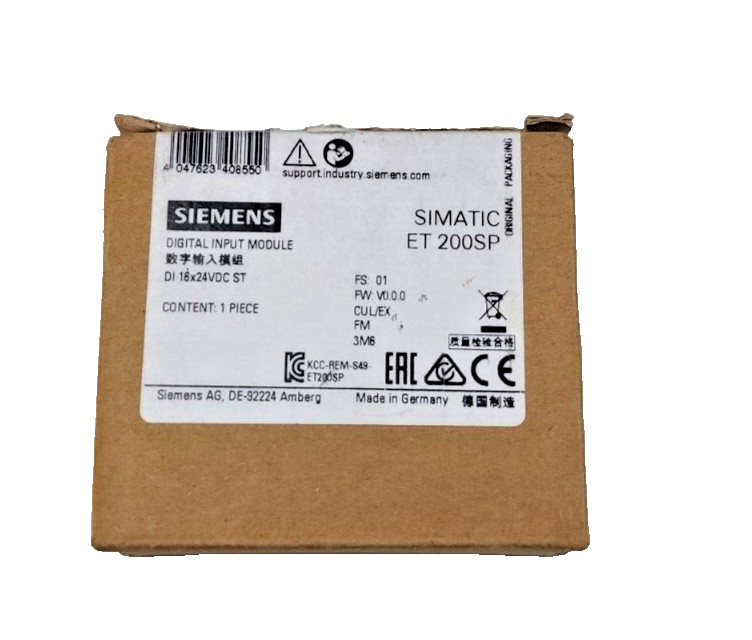 Siemens 6ES7 131-6BH01-0BA0 ET200SP Digital Input Module 6ES71316BH010BA0