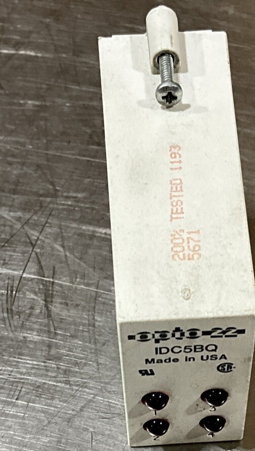 OPTO 22 # IDC5BQ INPUT MODULE 4 CHANNEL Used Surplus