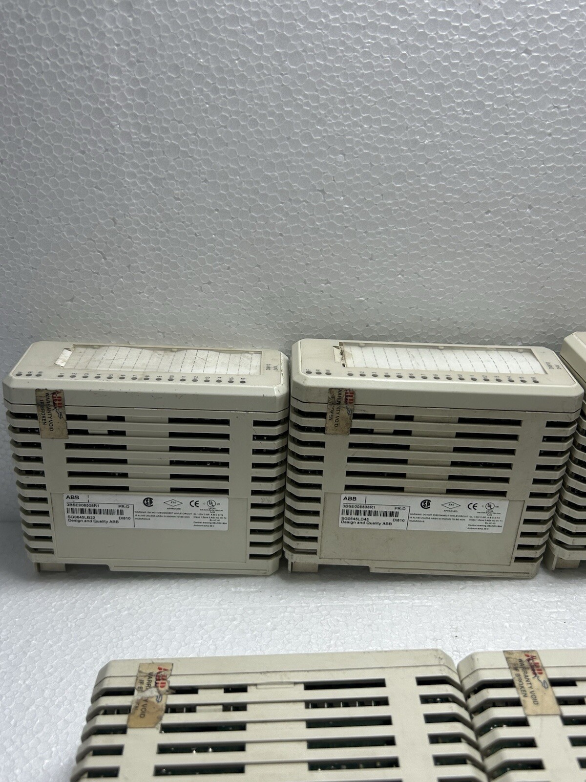 LOT OF 5PCS ABB 3BSE008508R1 INPUT MODULE DI810 DIGITAL 16 CHANNEL