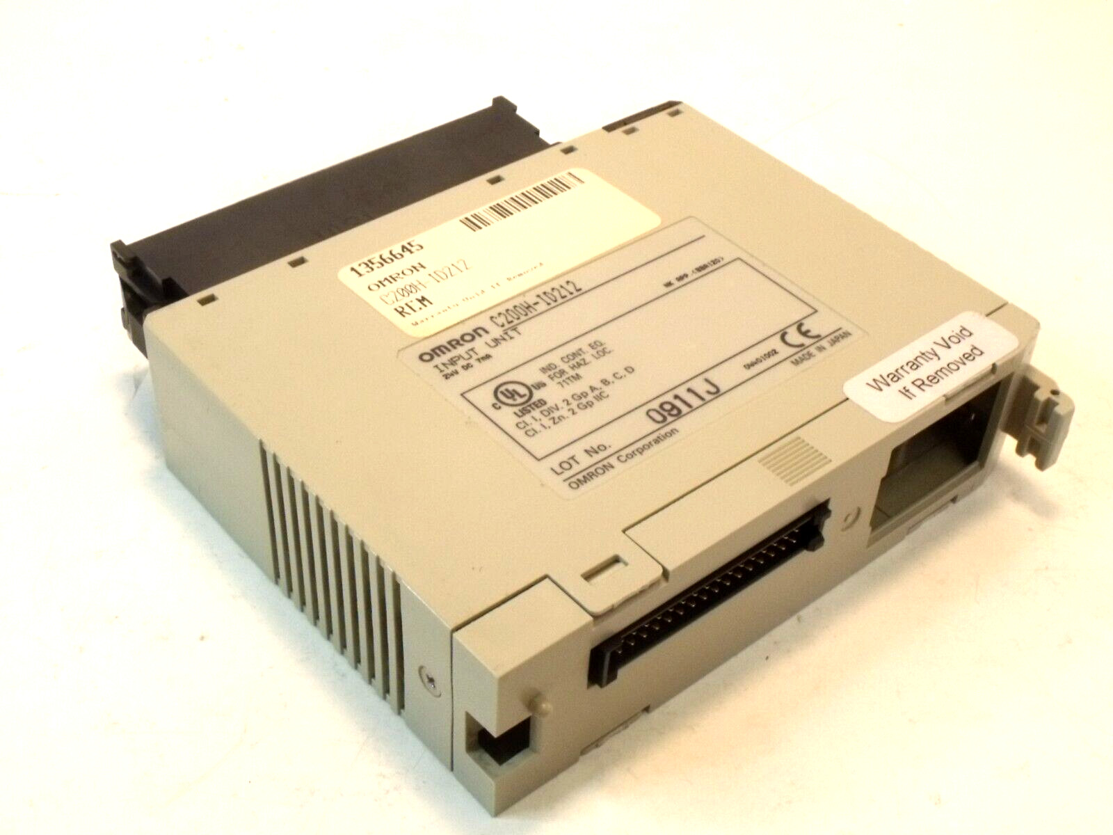 New Omron C200H-ID212 Sysmac Input Module: 24VDC, 16 pt