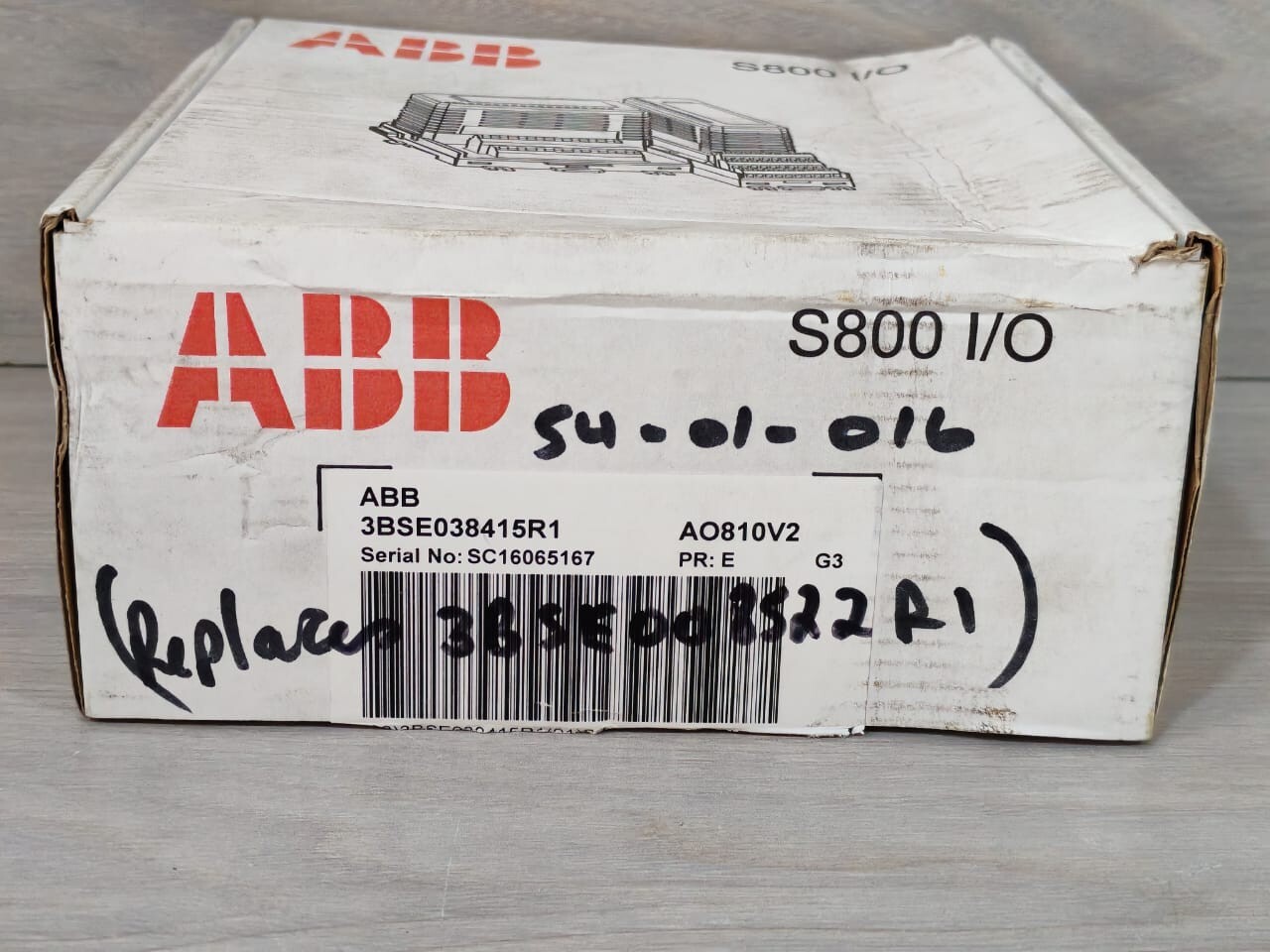 ABB AO810V2 3BSE038415R1 OUTPUT MODULE 8CH 0-20mA WITH FILTHY BOX