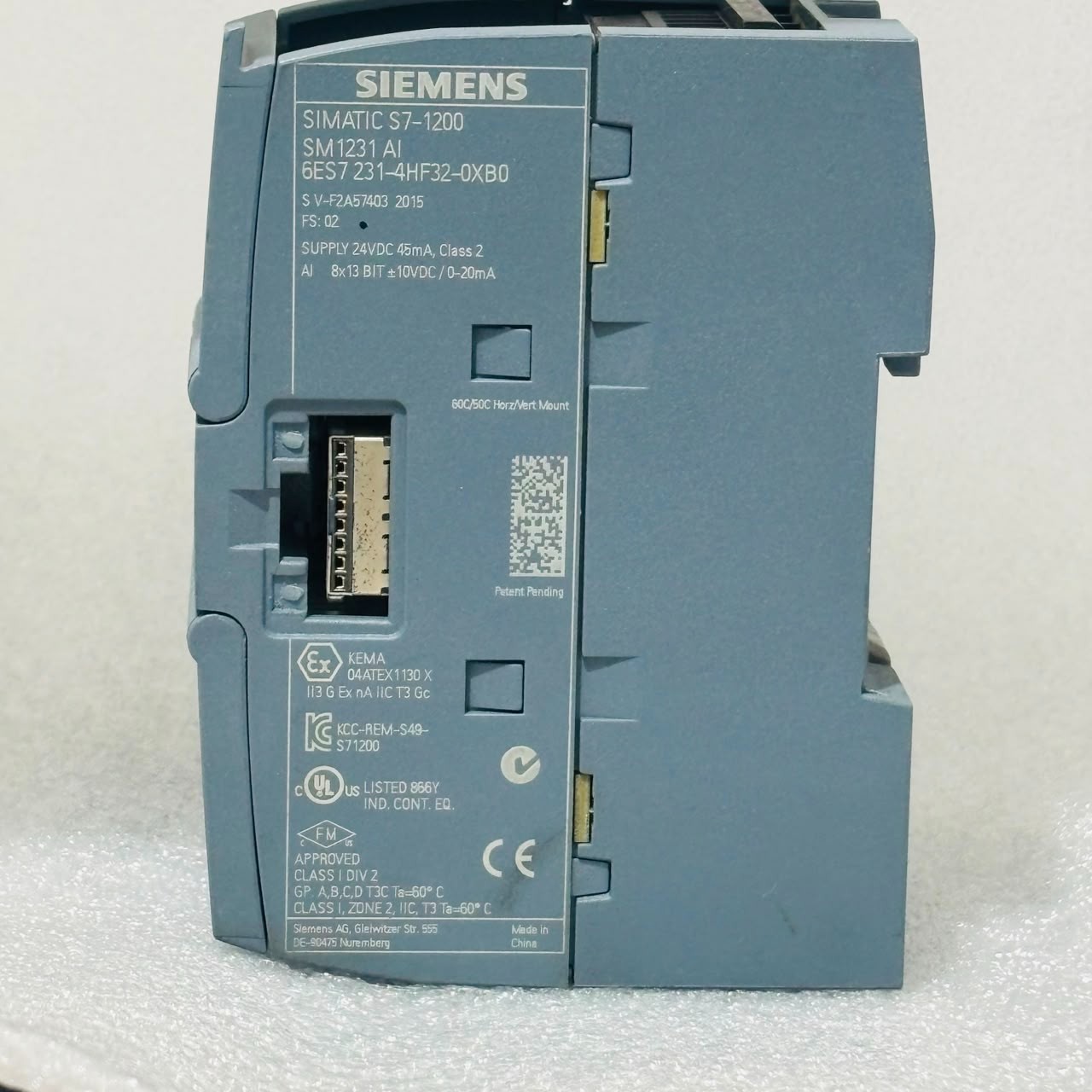 6ES7 231-4HF32-0XB0 | Siemens | SIMATIC S7-1200, Analog Input Module, Used