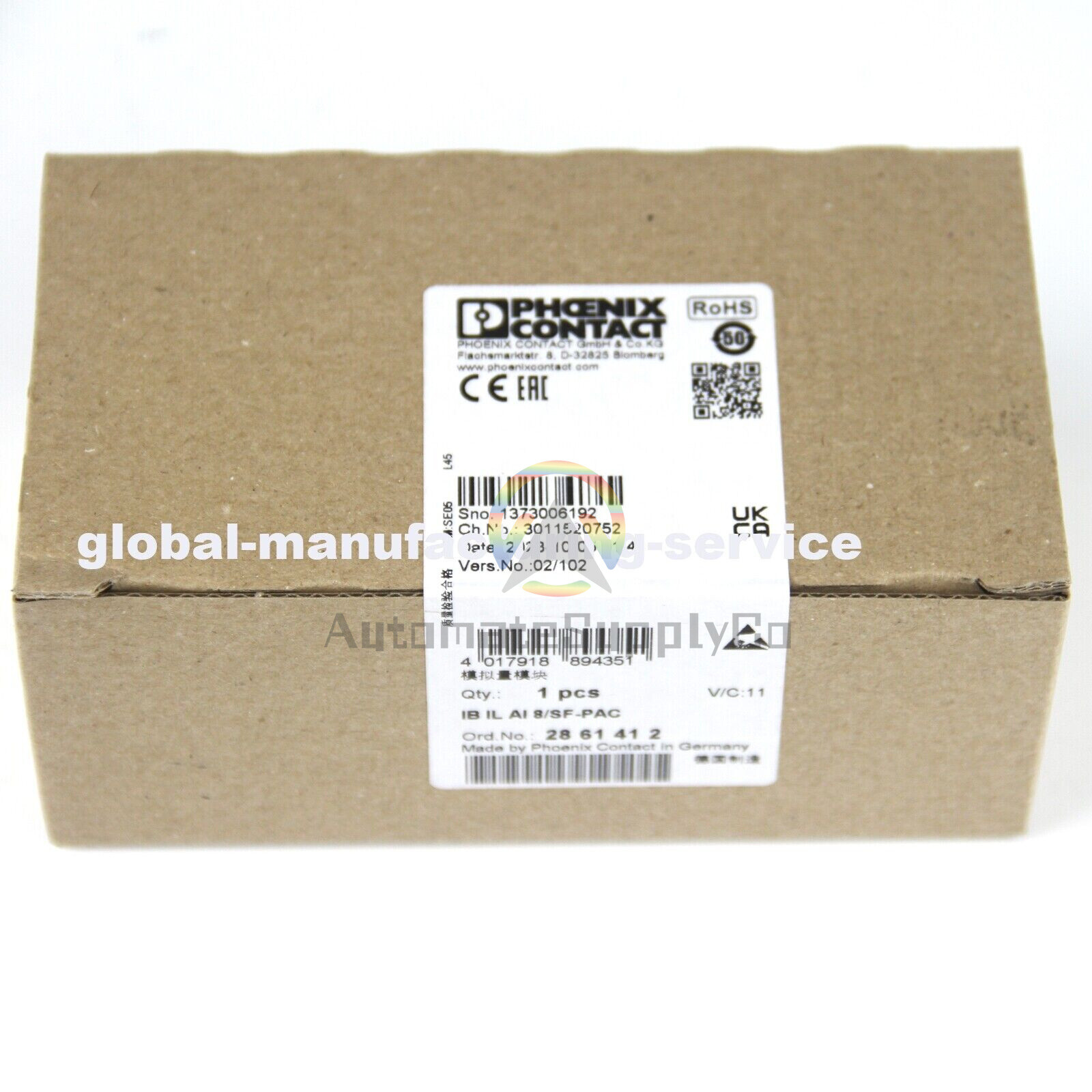 NEW Phoenix Contact IB IL AI 8 /SF-PAC 2861412 module