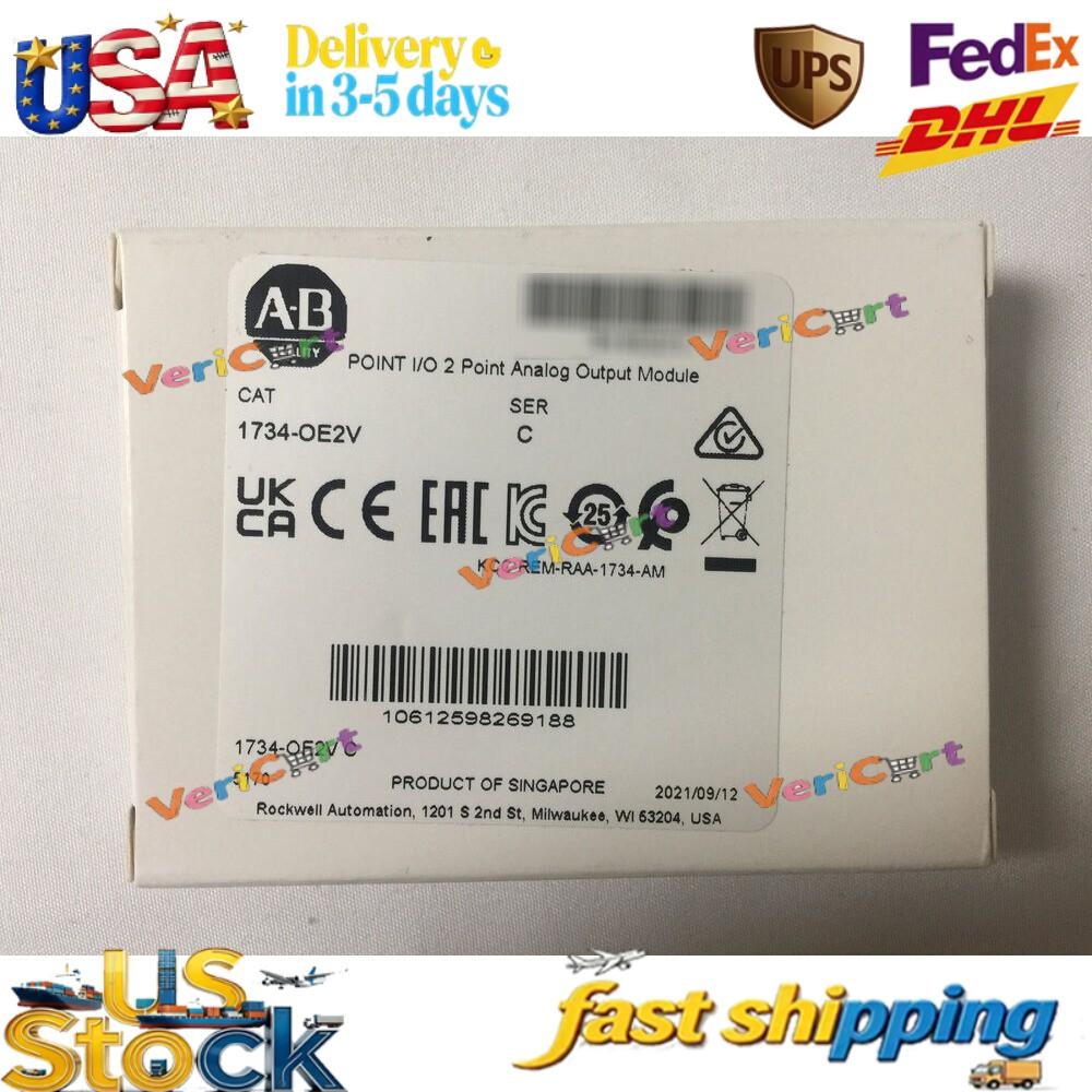Allen Bradley 1734-OE2V / C POINT I/O 2 Point Analog Output Module US Free Tax