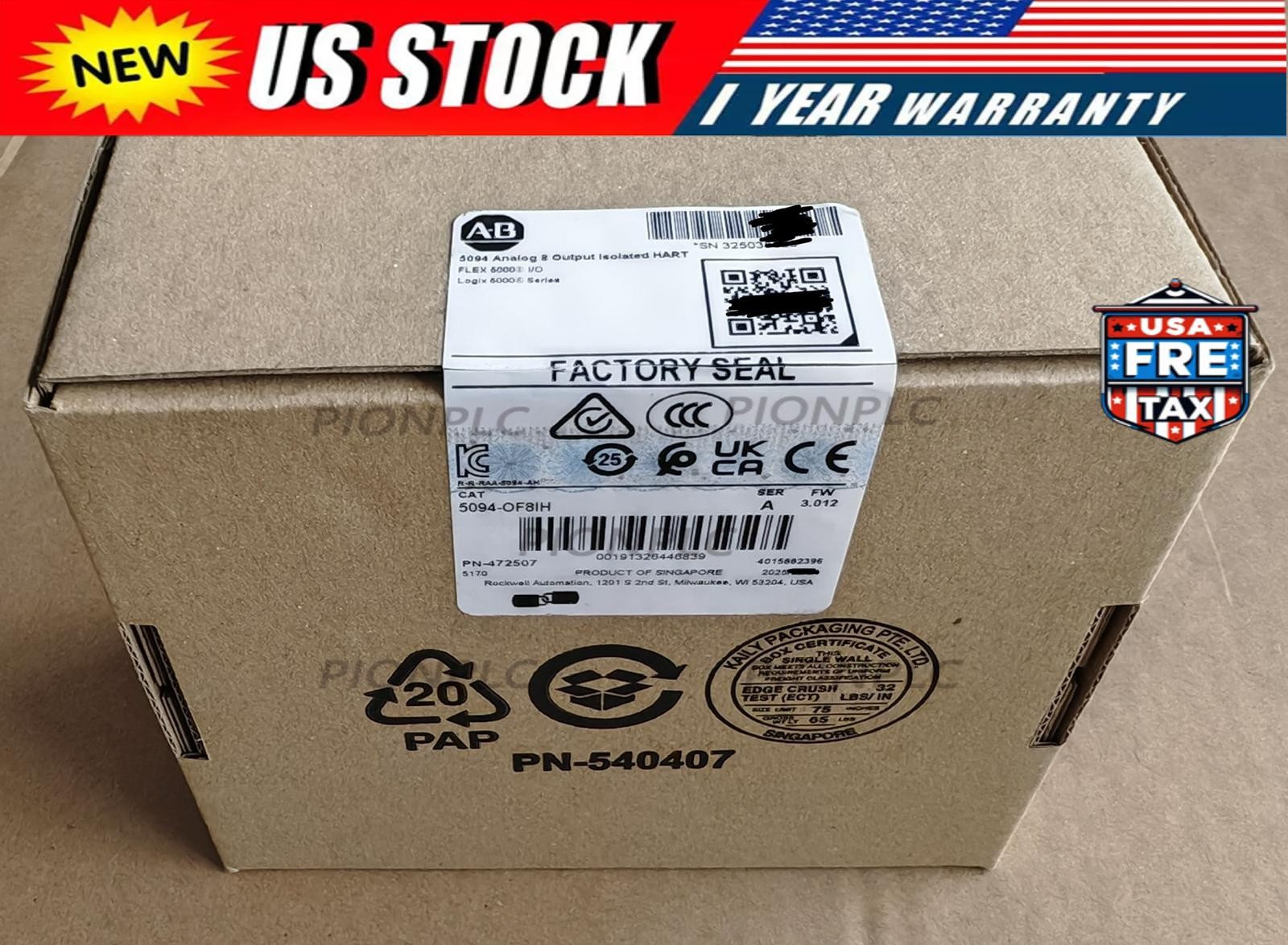 New Sealed 5094-OF8IH Seies A Flex 5000 I/O Analog 8 Output Module Safty DHL DHL