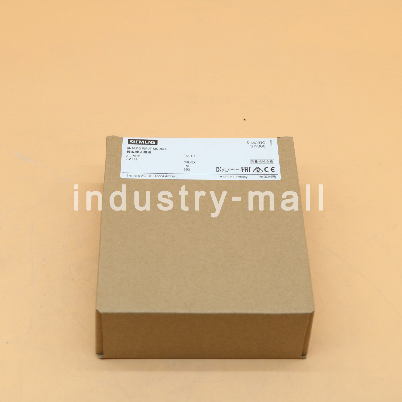 New IN BOX Siemens Analog input module 6ES7 331-7PF01-0AB0 1 year warranty