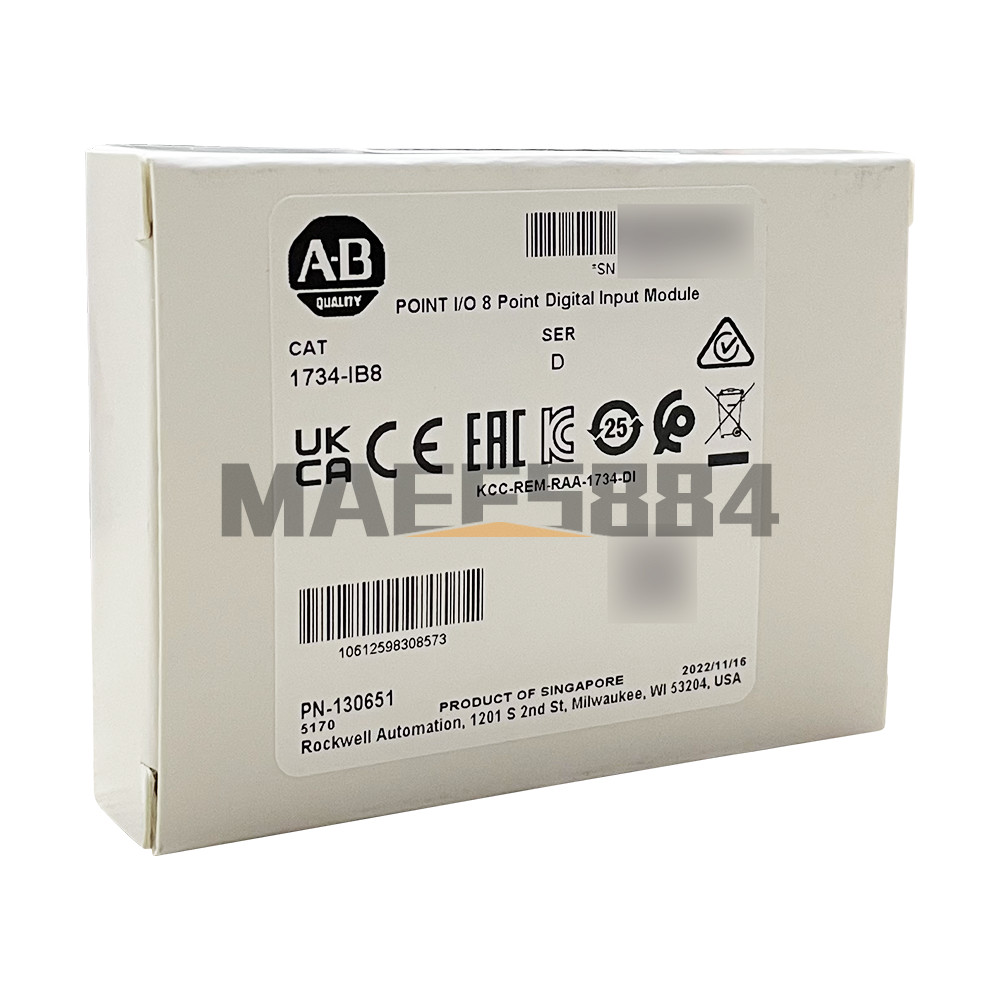 New Allen Bradley 1734-IB8 POINT I/O 8 Point Digital Input Module