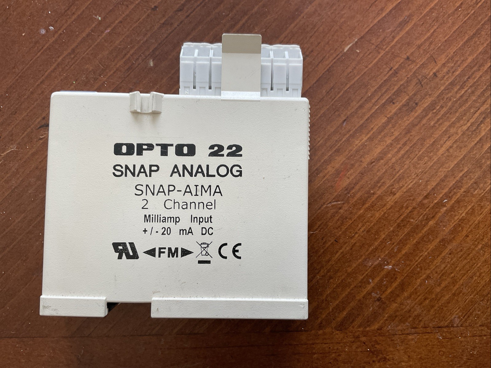 Opto 22 SNAP-AIMA 2-Channel Analog Input Module Milliamp Input +/- 20 mA