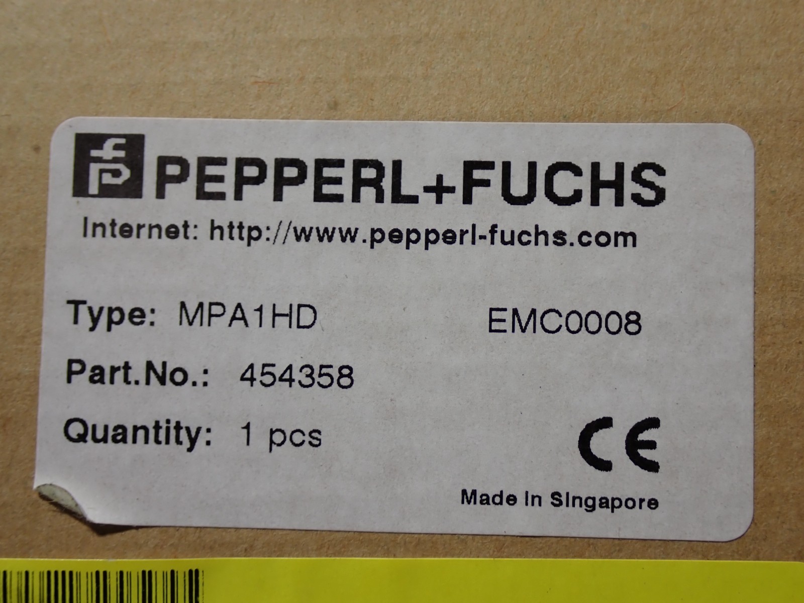 Pepperl Fuchs 454358 Multifunction Logic Card Board Type MPA1HD NEW