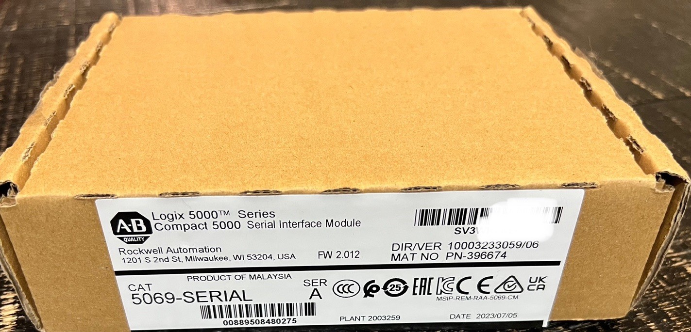 AB 5069-SERIAL SER A Compact Logix 5000 Interface Module US Free Tax
