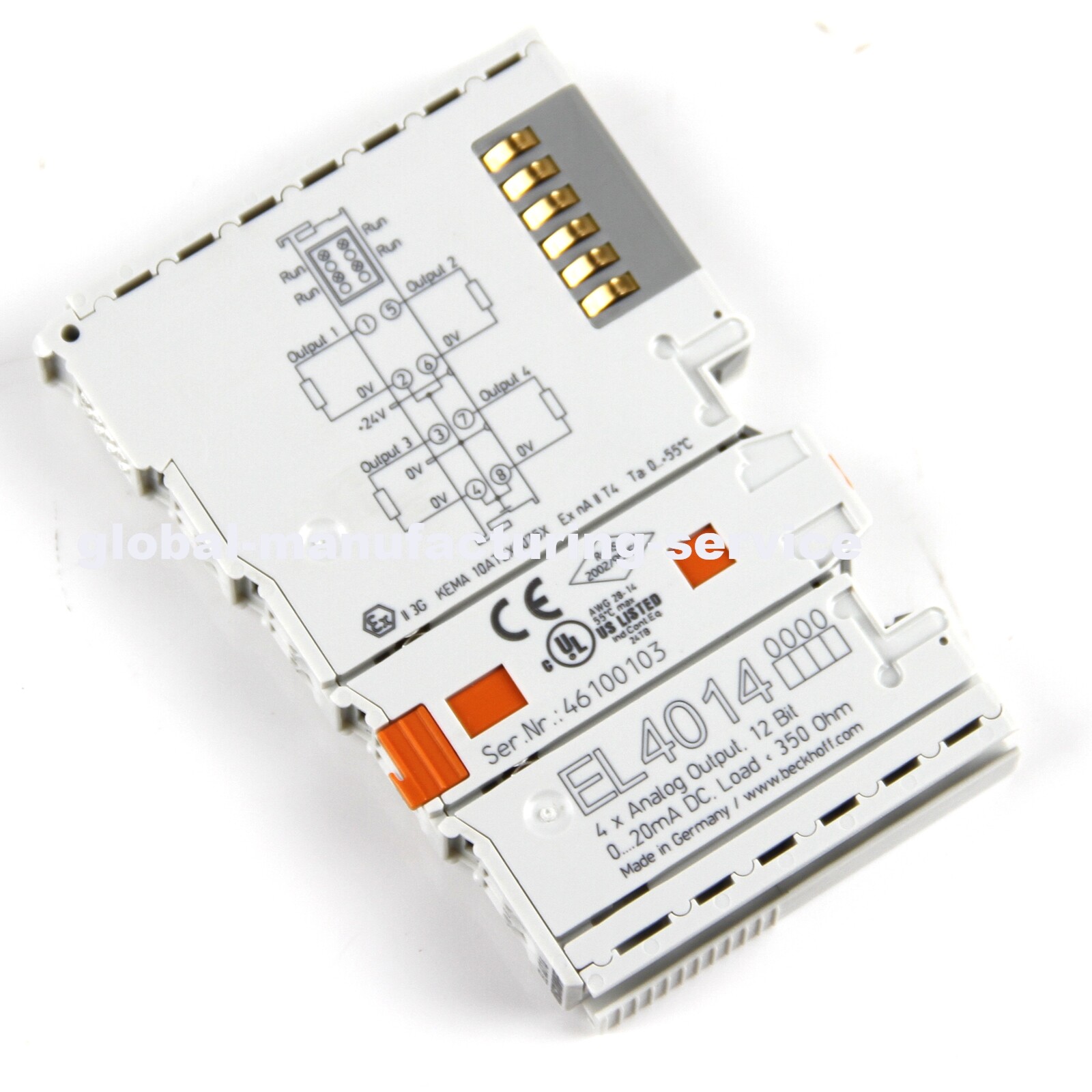 BECKHOFF EL4004 EL 4004 EtherCAT Terminal 4-channel Analog Output Module New