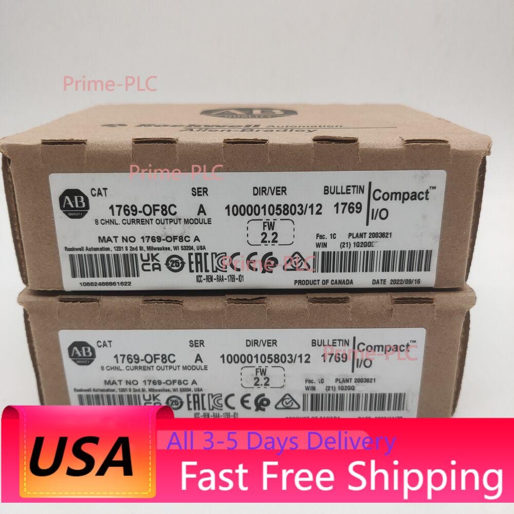 New AB 1769-OF8C /A CompactLogix 8 Pt A/O Current Module 1769OF8C
