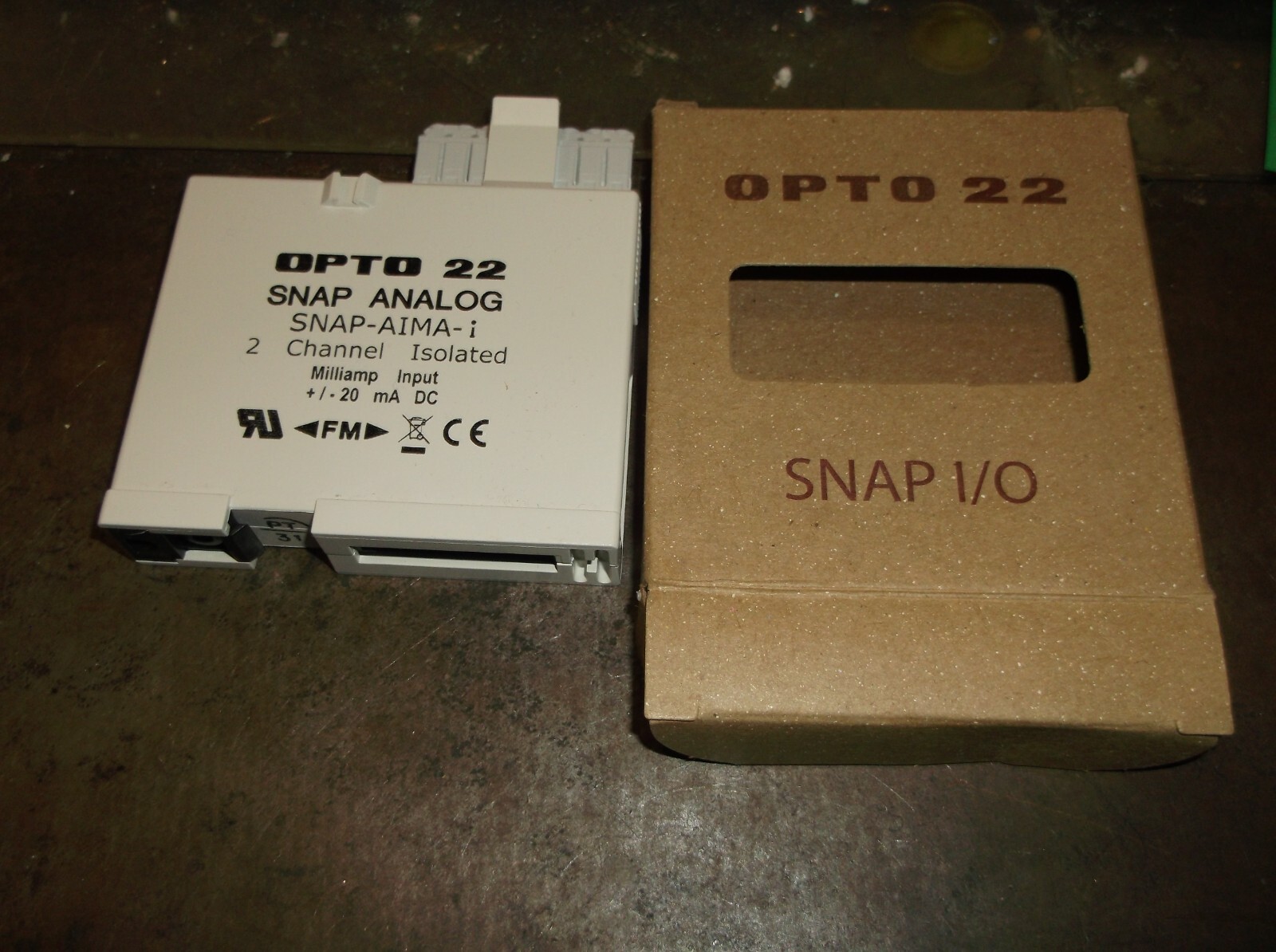 NIB OPTO 22 SNAP-AIMA-1 2-CHANNEL ISOLATED MODULE (WL53-1)