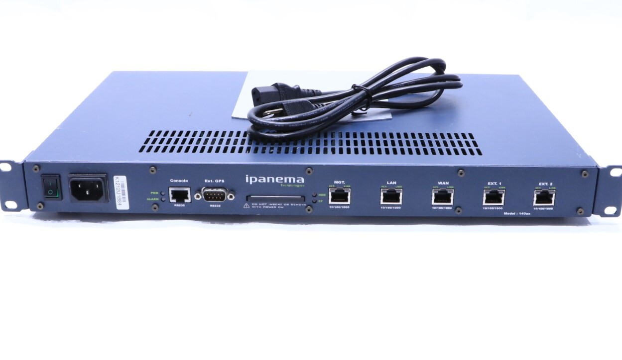 IPANEMA IPLE140AX NETWORK APPLIANCE 1409X-4GB-CF512-HD250-5-X-G4