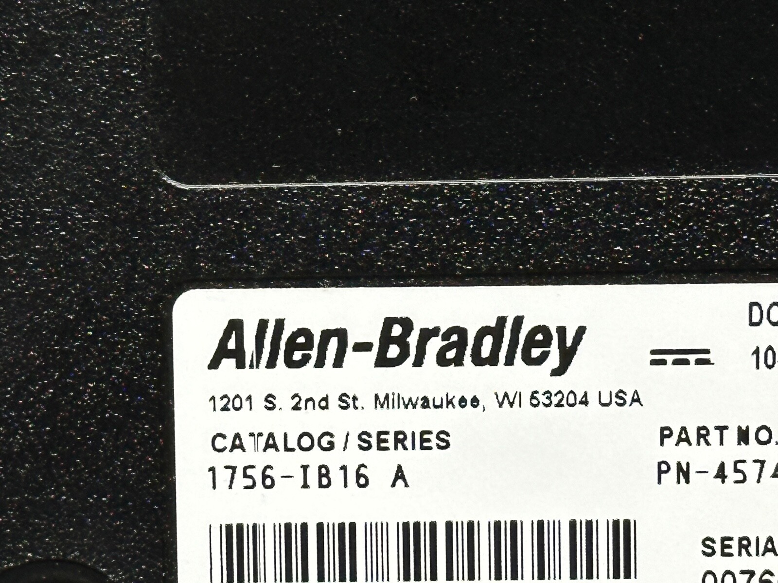 Allen Bradley 1756-IB16 1756-1B16 A ControlLogix DC Input Module 16 Point PLC