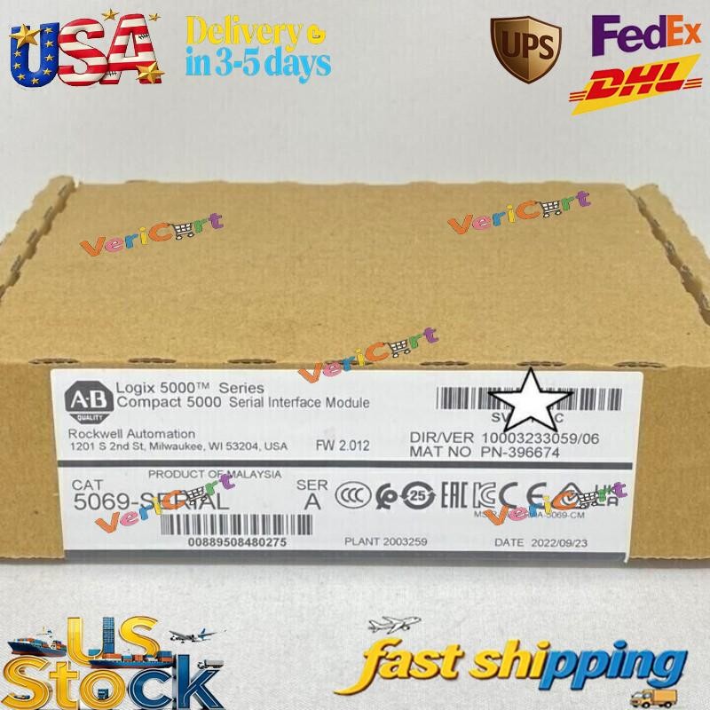 NEW Sealed AB 5069-SERIAL Compact Logix 5000 Interface Module US Free Tax