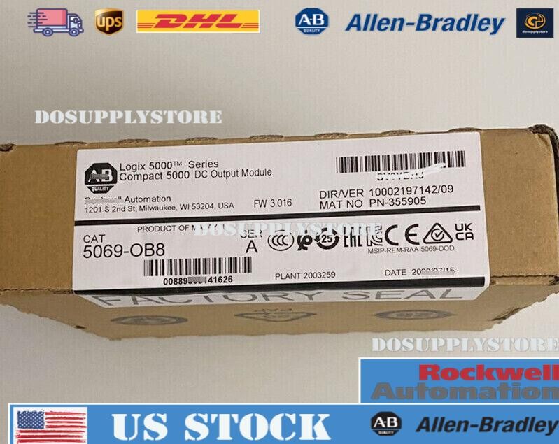 NEW AB 5069-OB8 Compact I/O 8-Ch Output Module 5069-OB8 Fast Ship US Free Tax