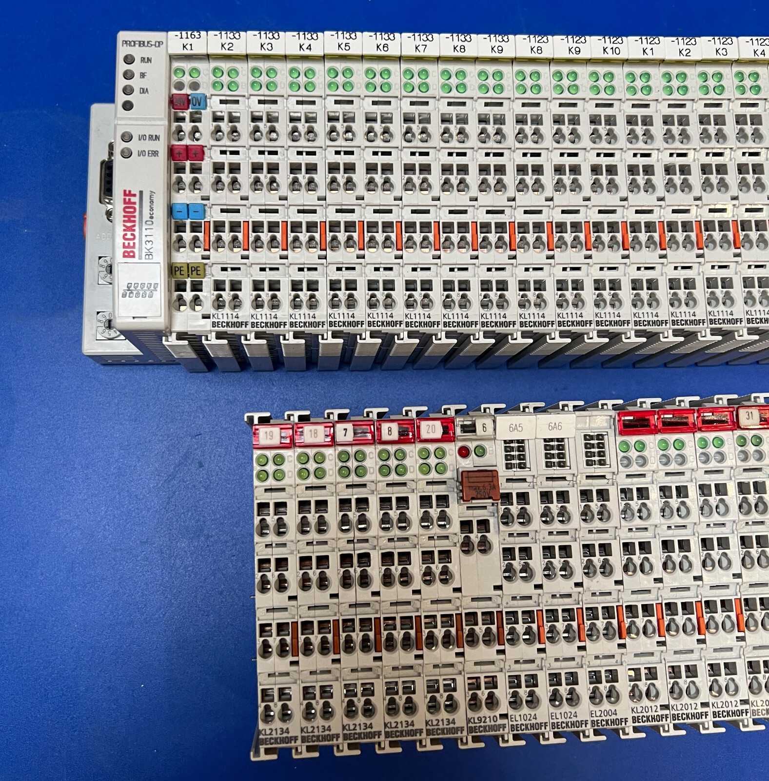 Beckhoff BK3110 + mix card 34+1pcs