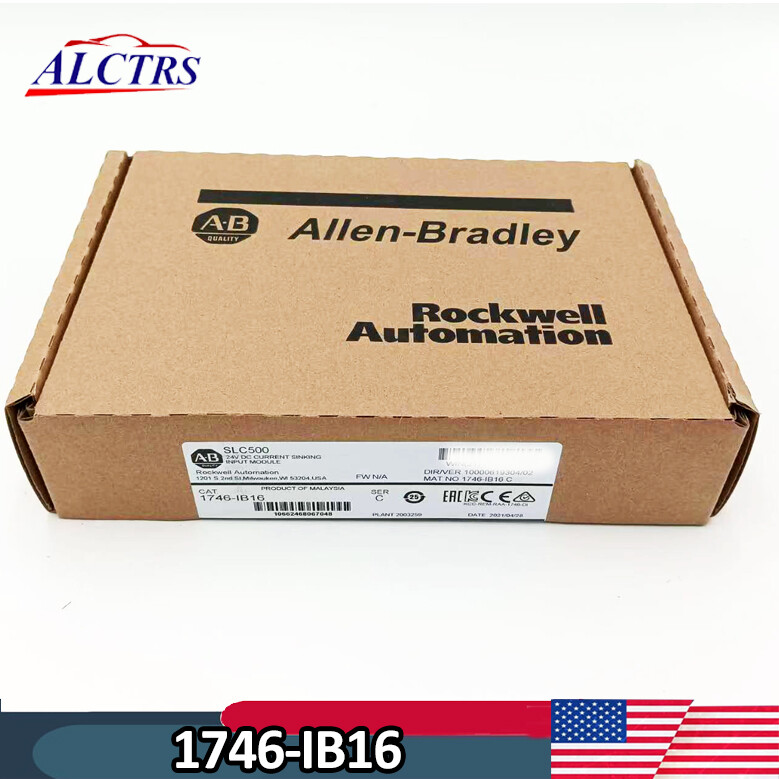AB 1746-IB16 SER C SLC 500 Digital Input Module PLC Allen Bradley 1746IB16 New