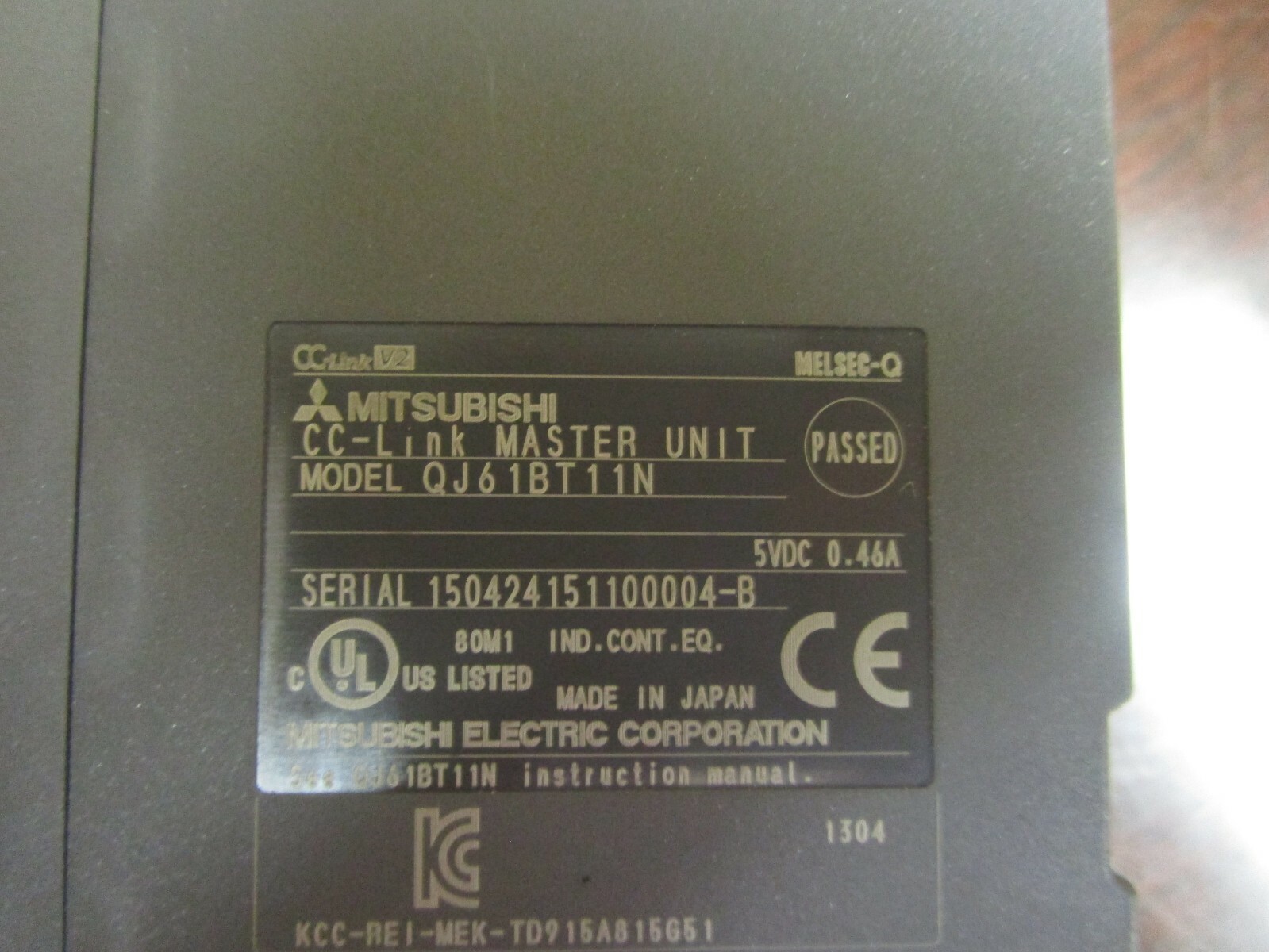 MITSUBISHI CC-LINK MASTER UNIT MODULE QJ61BT11N 5Vdc