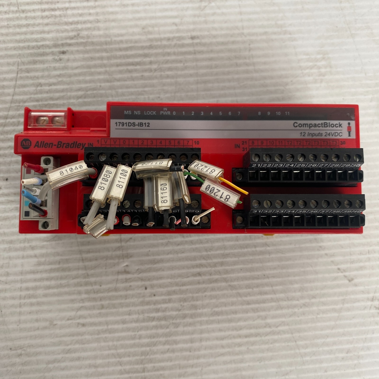 Allen & Bradley CompactBlock 1791DS-IB12 Series A Rev B01 Safety DeviceNet