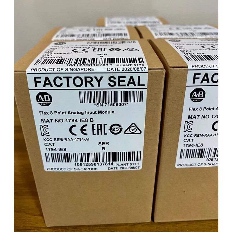 New AB 1794-IE8 Flex 8 Point Analog Input Module 1794IE8 US STOCK US Free Tax