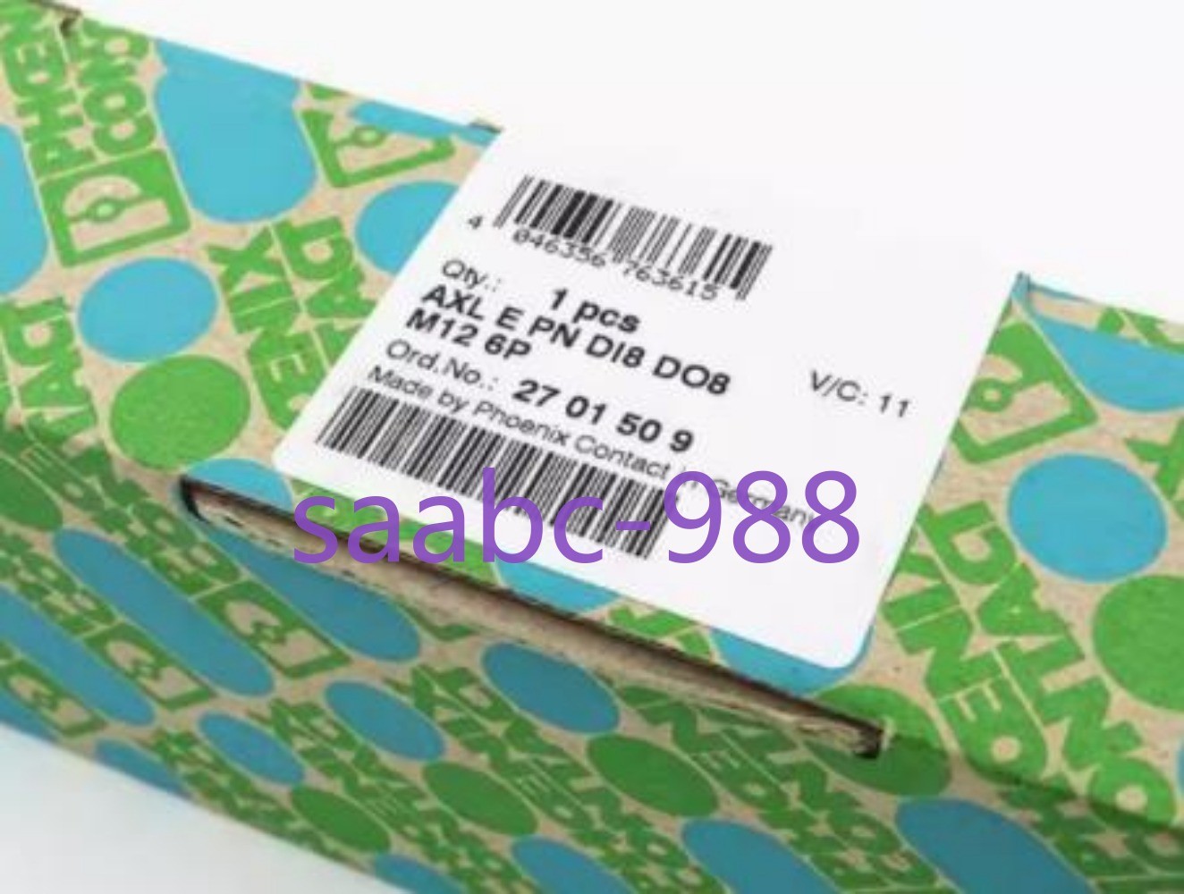 1PCS NEW Phoenix AXL E PN DI8 DO8 M12 6P distributed module 2701509 IN BOX